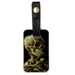 van gogh Skull Luggage Tag (one side)