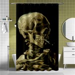 van gogh Skull Shower Curtain 48  x 72  (Small)