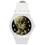 van gogh Skull Round Plastic Sport Watch (M)