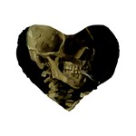 van gogh Skull Standard 16  Premium Heart Shape Cushion 