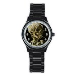 van gogh Skull Stainless Steel Round Watch