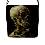 van gogh Skull Flap Closure Messenger Bag (L)