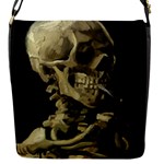 van gogh Skull Flap Closure Messenger Bag (S)