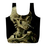 van gogh Skull Full Print Recycle Bag (L)