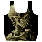 van gogh Skull Full Print Recycle Bag (XL)