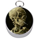 van gogh Skull Silver Compass