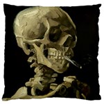 van gogh Skull Standard Flano Cushion Case (One Side)