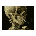 van gogh Skull Double Sided Flano Blanket (Mini)