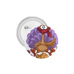 funny thanksgiving turkey 1.75  Button