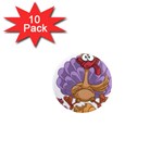 funny thanksgiving turkey 1  Mini Magnet (10 pack) 