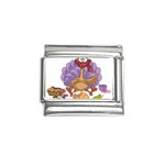 funny thanksgiving turkey Italian Charm (9mm)