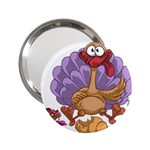 funny thanksgiving turkey 2.25  Handbag Mirror