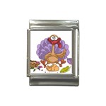 funny thanksgiving turkey Italian Charm (13mm)