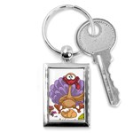 funny thanksgiving turkey Key Chain (Rectangle)