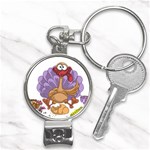 funny thanksgiving turkey Nail Clippers Key Chain