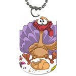 funny thanksgiving turkey Dog Tag (One Side)