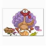 funny thanksgiving turkey Postcard 5  x 7 