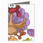 funny thanksgiving turkey Greeting Card