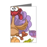 funny thanksgiving turkey Mini Greeting Card