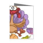 funny thanksgiving turkey Mini Greeting Cards (Pkg of 8)