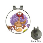 funny thanksgiving turkey Golf Ball Marker Hat Clip