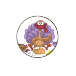 funny thanksgiving turkey Hat Clip Ball Marker