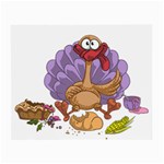 funny thanksgiving turkey Small Glasses Cloth