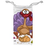 funny thanksgiving turkey Jewelry Bag