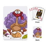 funny thanksgiving turkey Playing Cards Single Design