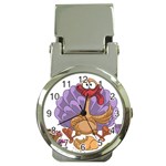 funny thanksgiving turkey Money Clip Watch