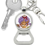 funny thanksgiving turkey Bottle Opener Key Chain