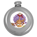 funny thanksgiving turkey Hip Flask (5 oz)