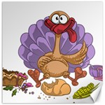 funny thanksgiving turkey Canvas 12  x 12 