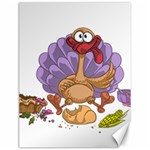 funny thanksgiving turkey Canvas 12  x 16 