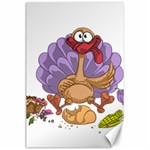 funny thanksgiving turkey Canvas 24  x 36 