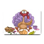 funny thanksgiving turkey Small Doormat