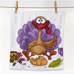 funny thanksgiving turkey Face Towel