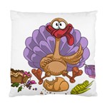 funny thanksgiving turkey Standard Cushion Case (One Side)