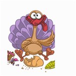 funny thanksgiving turkey Small Garden Flag (Two Sides)