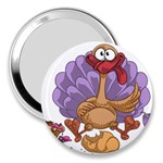 funny thanksgiving turkey 3  Handbag Mirror