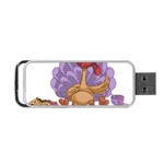 funny thanksgiving turkey Portable USB Flash (One Side)