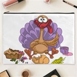 funny thanksgiving turkey Cosmetic Bag (XXXL)