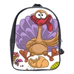 funny thanksgiving turkey School Bag (XL)