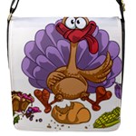 funny thanksgiving turkey Flap Closure Messenger Bag (S)