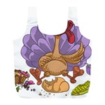 funny thanksgiving turkey Full Print Recycle Bag (L)