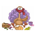 funny thanksgiving turkey Double Sided Flano Blanket (Mini)