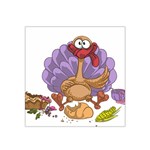 funny thanksgiving turkey Satin Bandana Scarf