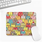 Cute Xmas Cats Small Mousepad