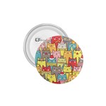 Cute Xmas Cats 1.75  Button