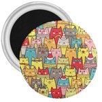 Cute Xmas Cats 3  Magnet